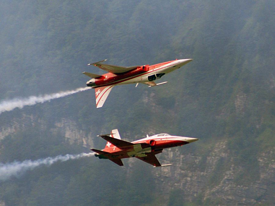 Solisten der Patrouille Suisse