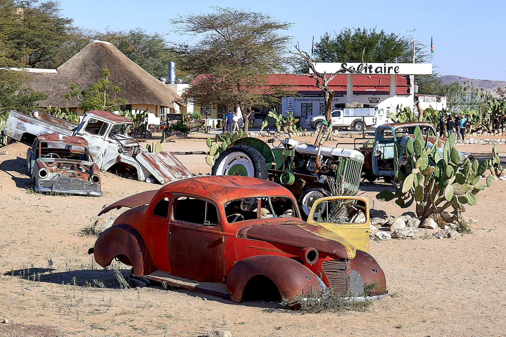 Solitaire - Verkehrsknotenpunkt in der Nähe des Namib-Naukluft National Parks