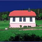 Solitary little forest chapel 