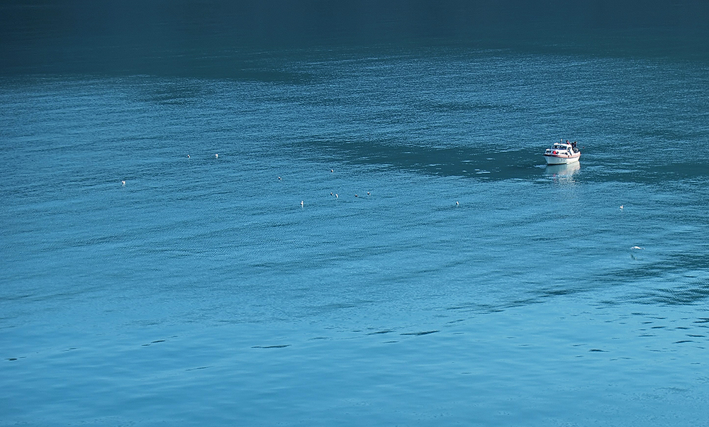 solitude in blue