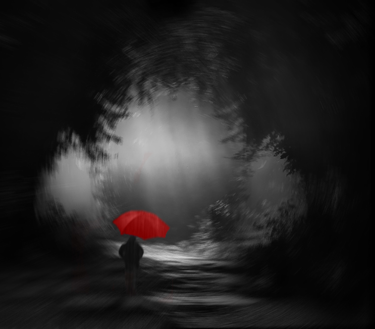 Solitude with... red