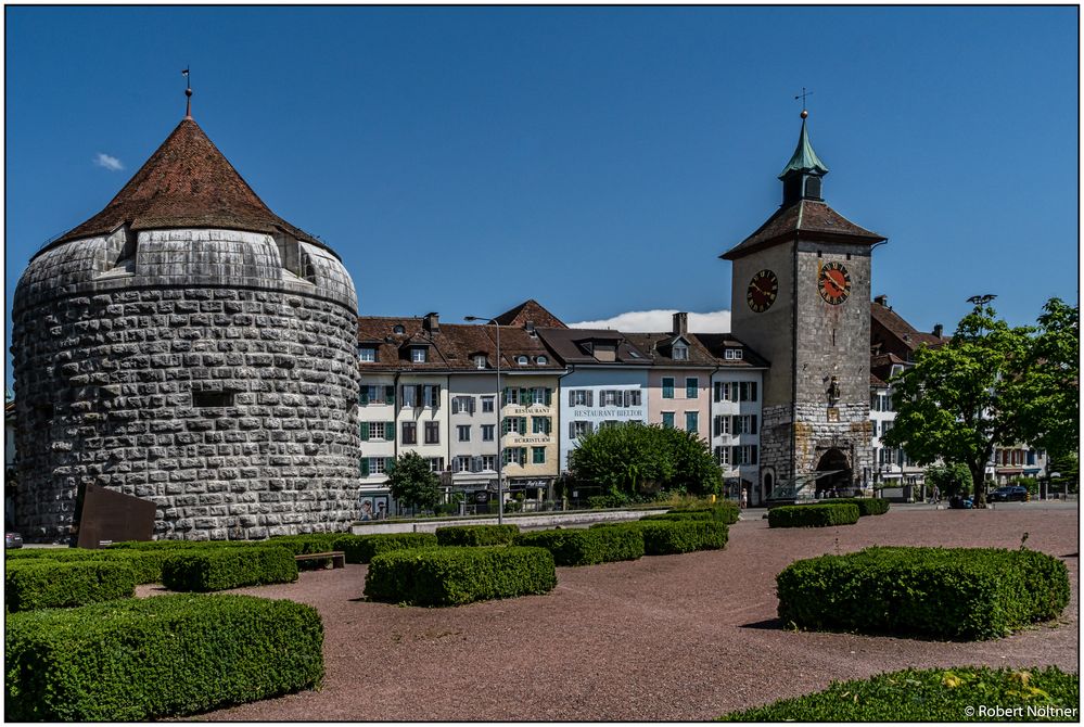 Solothurn - Burristurm und Bieltor