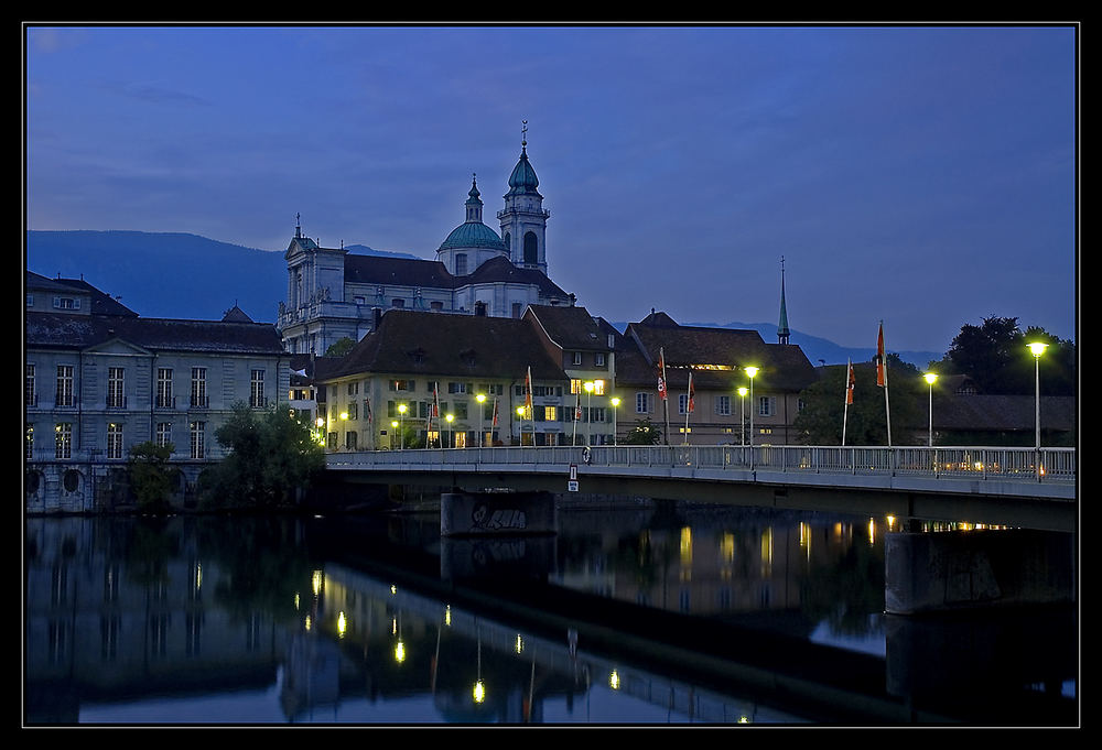 Solothurn mit Kreuzacherbrücke