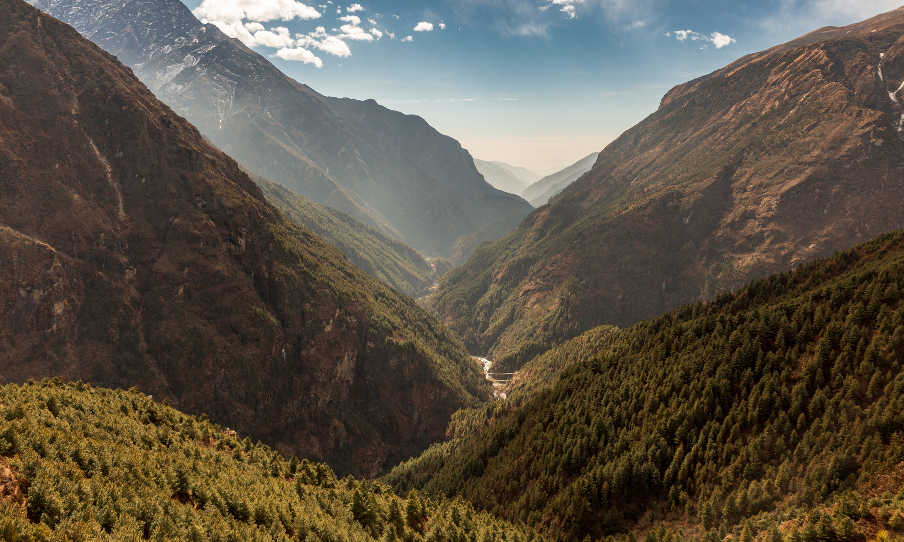 Solukhumbu rigion in Nepal