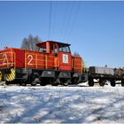 Solvay Werksverkehr im Schnee