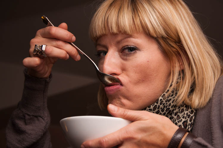 Solveig Duda "Meine Suppe es ich nicht". In diesem Fall aber doch, weils so lecker war. :)