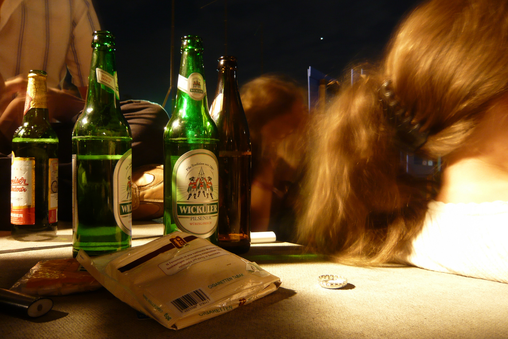 some bottles of beer