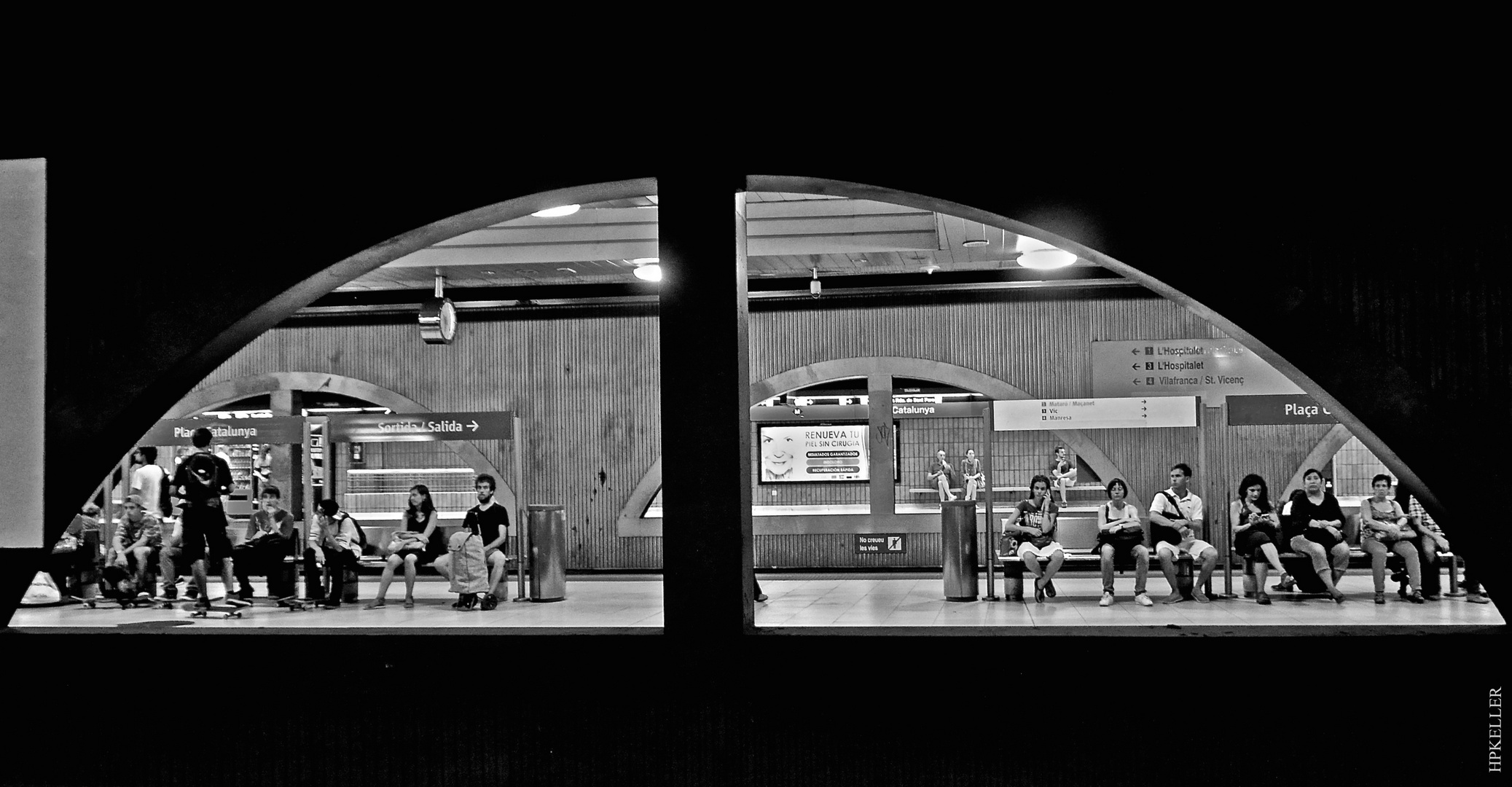 Some days ago in Barcelona, ...Metrostation Catalunya.