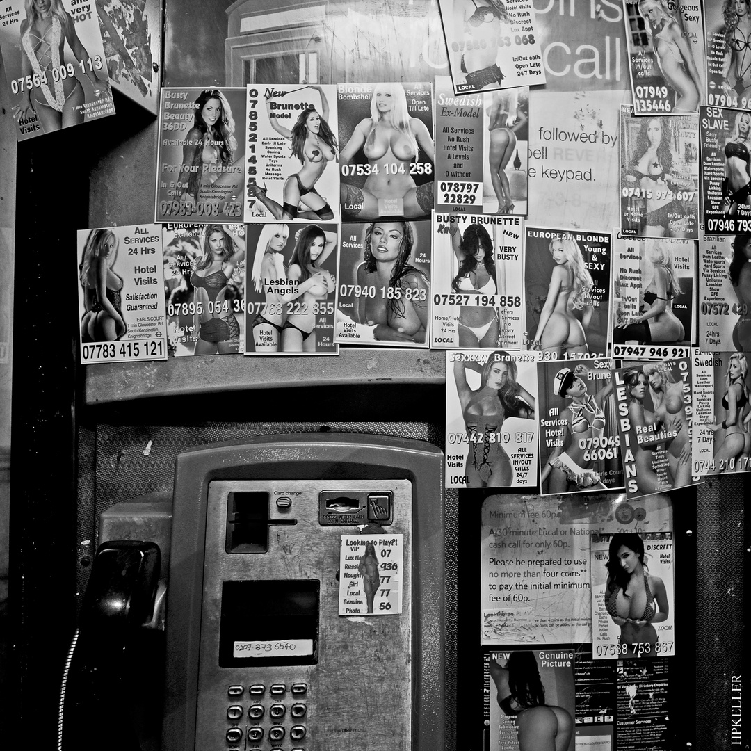Some days ago in London XV, free public phone.