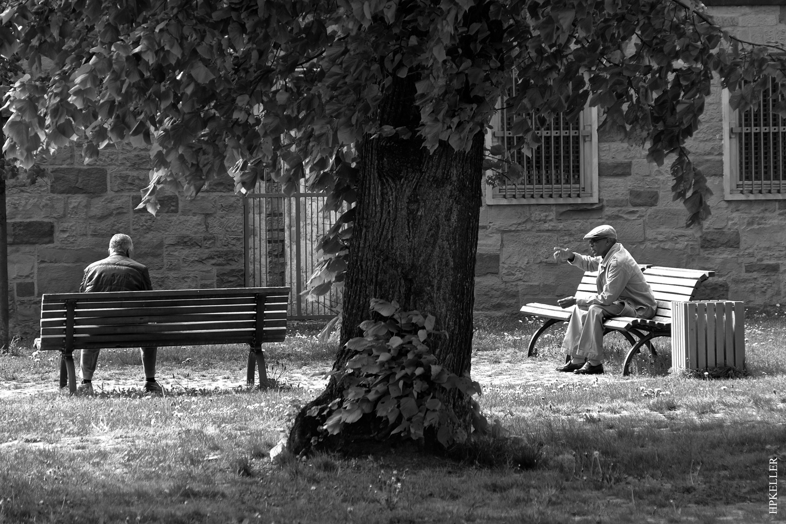 Some days ago in Pforzheim, ...public monologue.