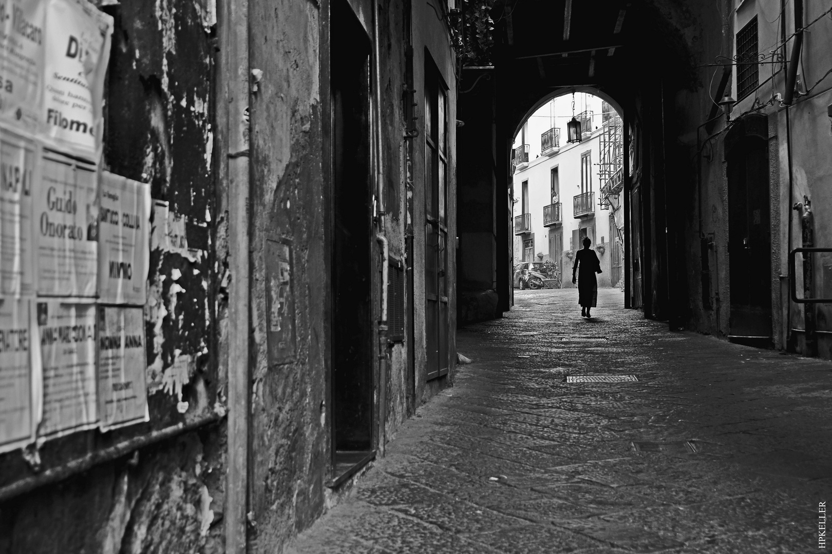 Some days ago in Salerno, ...in the small and shady streets of the old town.