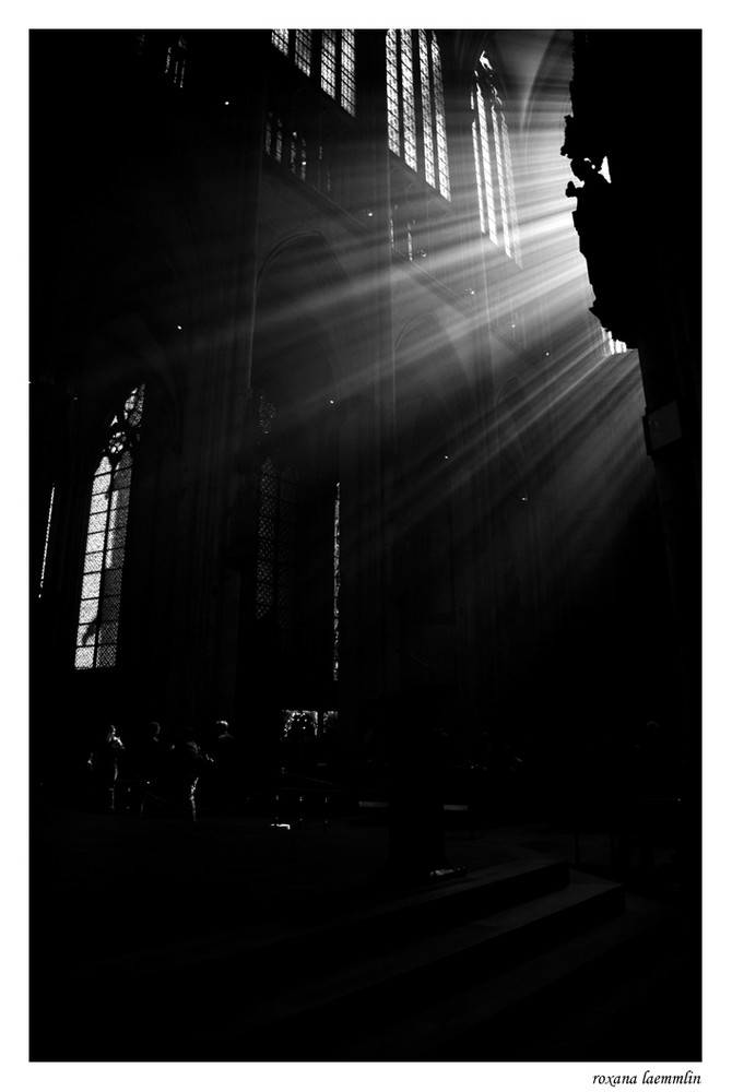 some light inside Cologne Cathedral