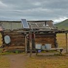 Some live inside a simple hut