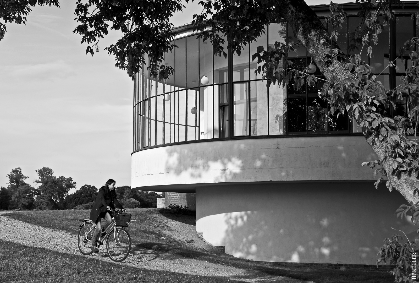 Some month ago in Dessau, ..."Kornhaus" by bicycle.
