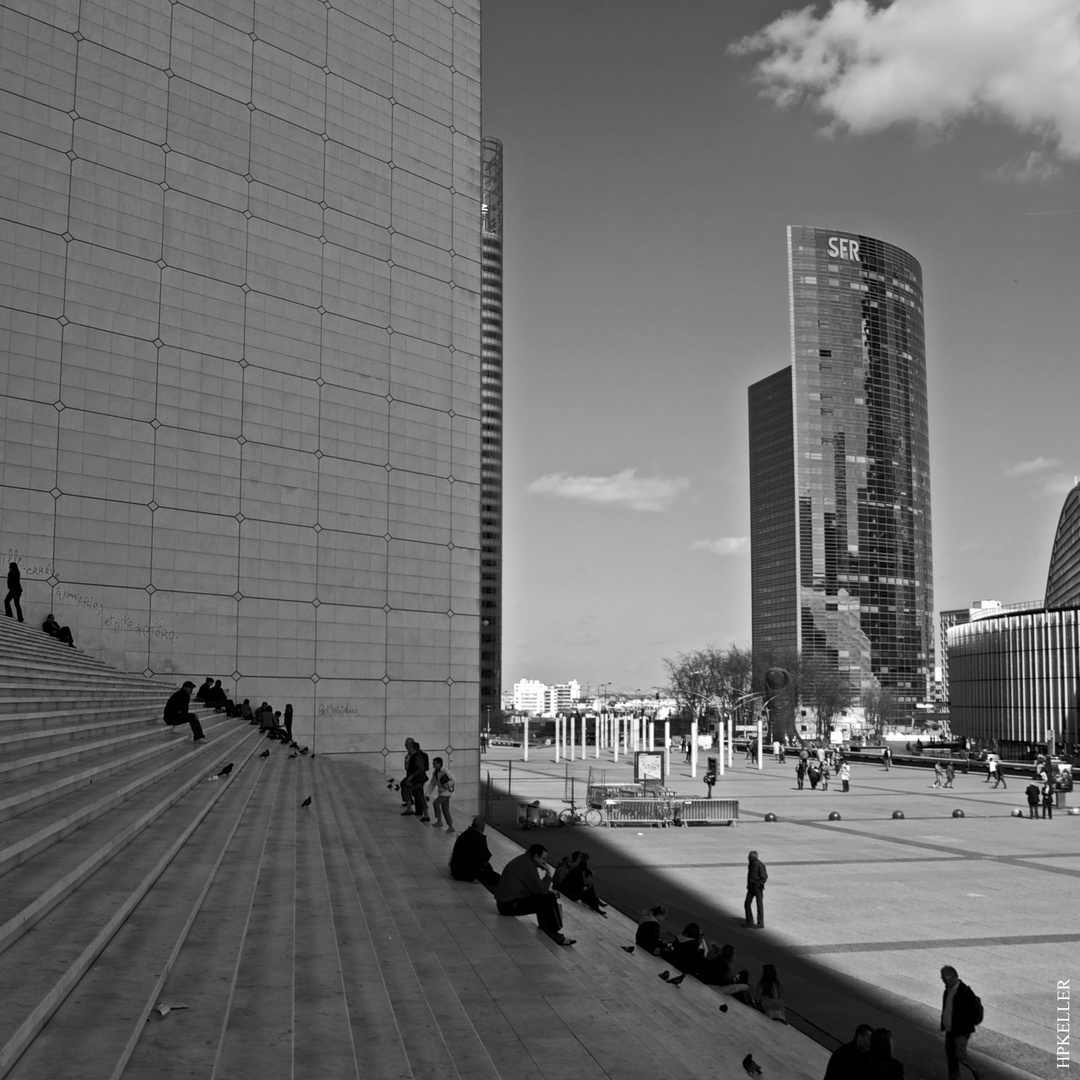 Some month ago in Paris, ...monday evening in La Defense.