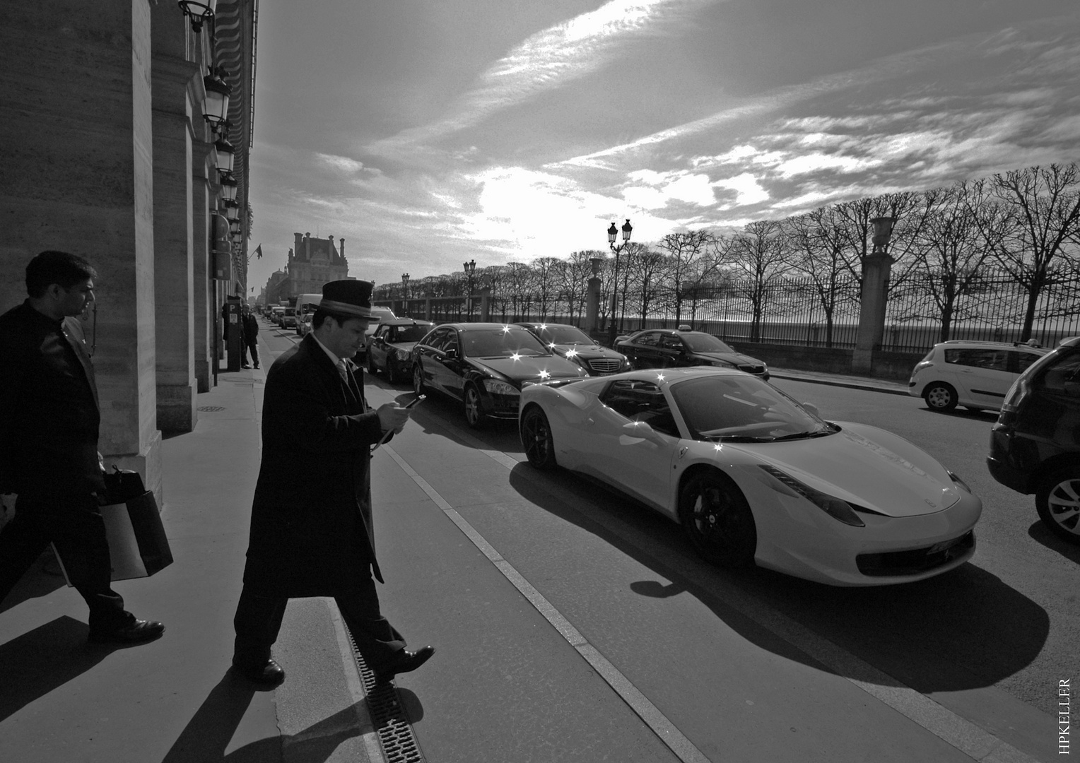 Some month ago in Paris, ...very busy on the Rue de Rivoli in March 2013.