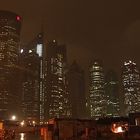 some smaller skyscrapers in Pudong