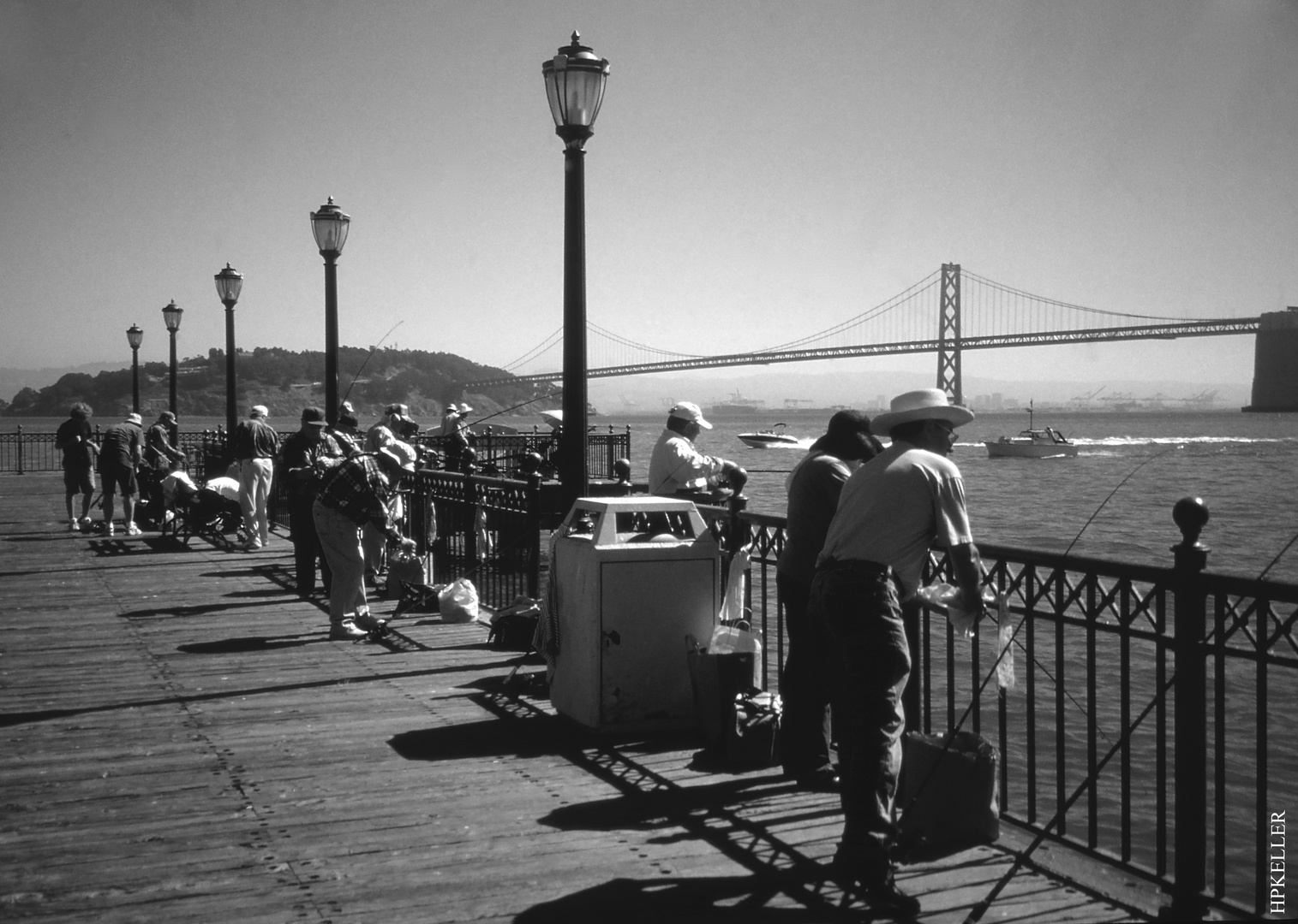 Some years ago in SF, ...fishermen at "Horseshoe Bay" - Analogscan