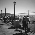 Some years ago in SF, ...fishermen at "Horseshoe Bay" - Analogscan