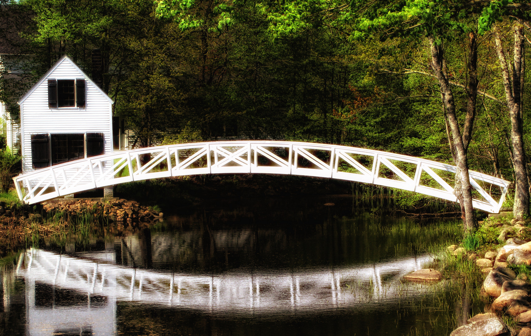 Somesville Brücke Mount Desert Island