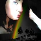 sometimes i have to touch a rainbow , to erase my monochromacity