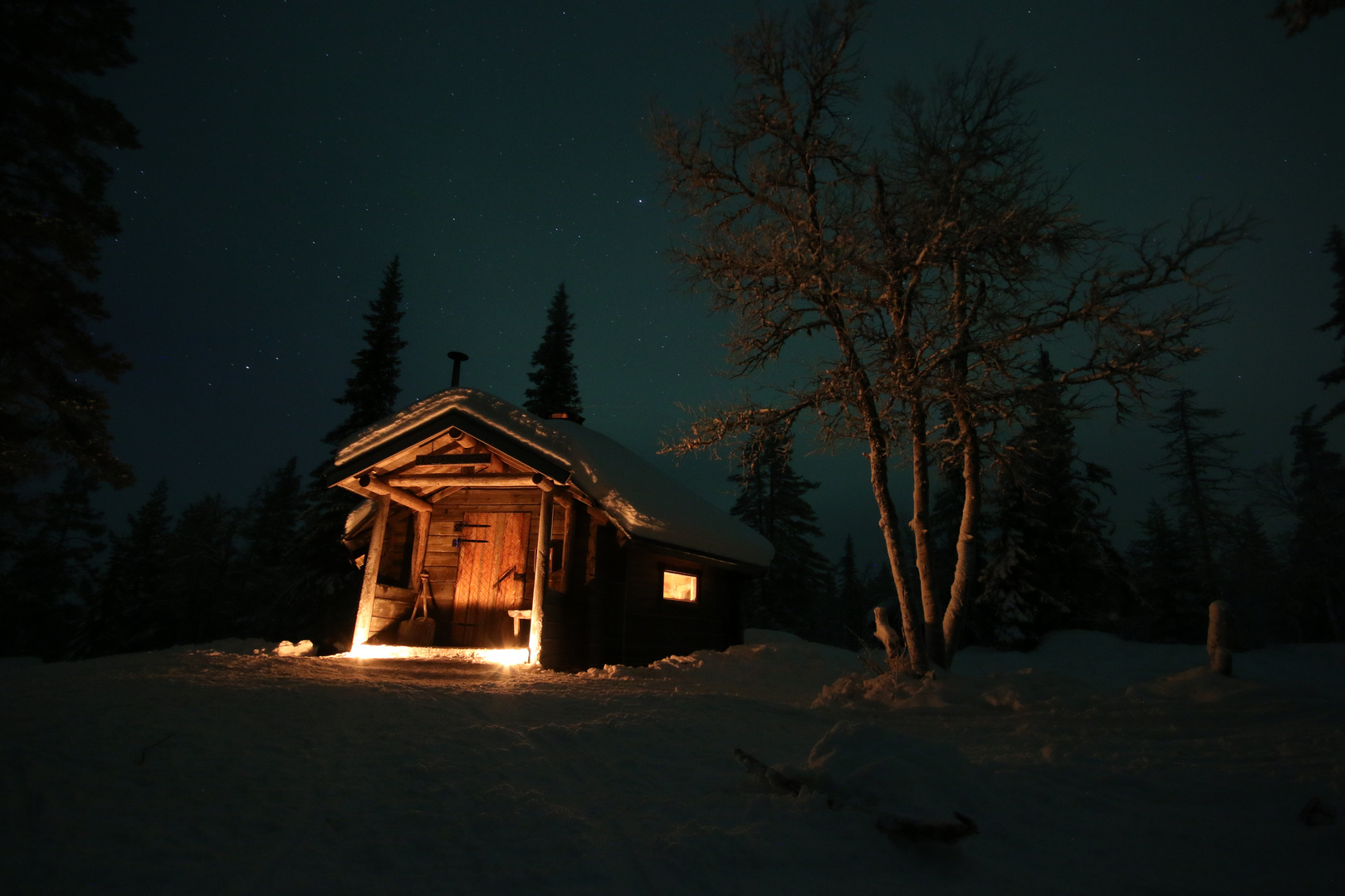 somewhere in the wilderness of Lapland