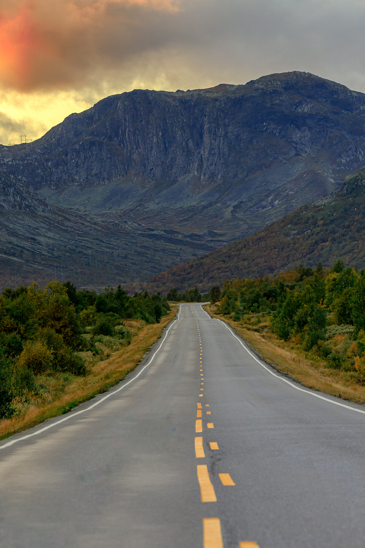 somewhere on the road in Norway