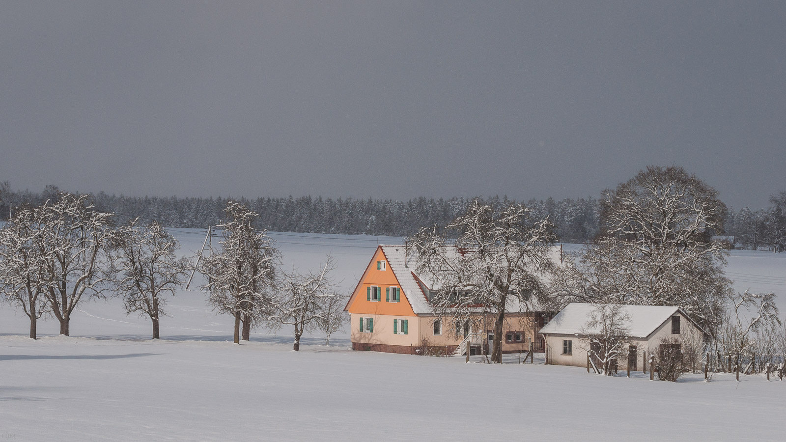 Sommenhardt: Dorfansichten im Winter