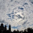 Sommer 2011: Kempten Hofgarten Basilika St. Lorenz - Sonne und Wolken