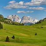 Sommer 2020 auf der Plätzwiese, sie ist eine der schönsten Hochalmen in den Dolomiten.