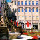 Sommer am Kölner Heinzelmännchenbrunnen