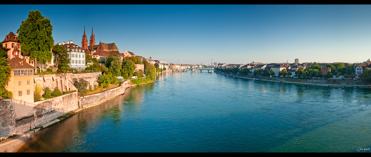 Sommer am Rhein Panorama