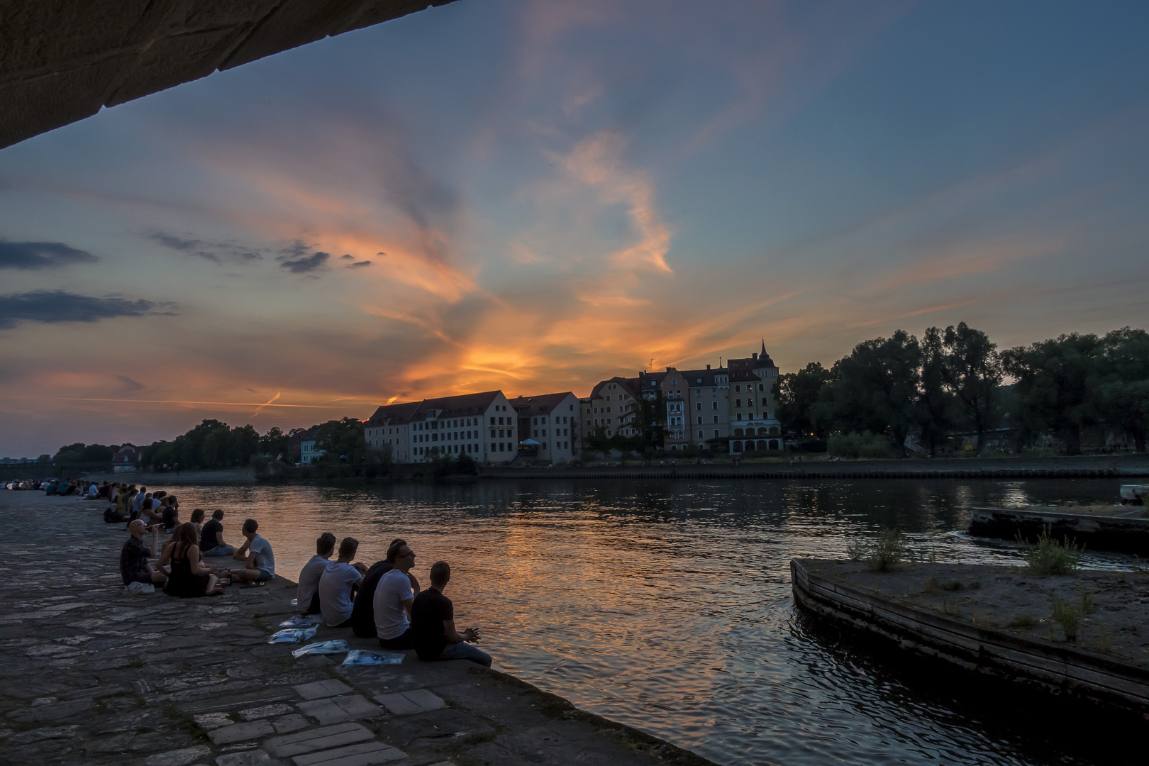 Sommer an der Donau