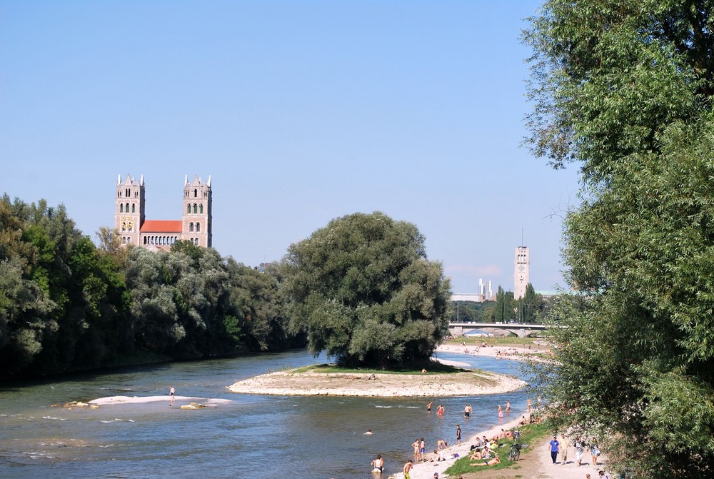 Sommer an der Isar