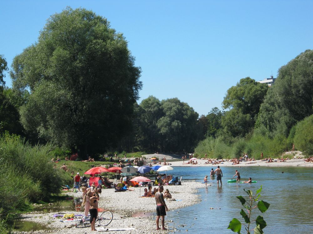 Sommer an der Isar