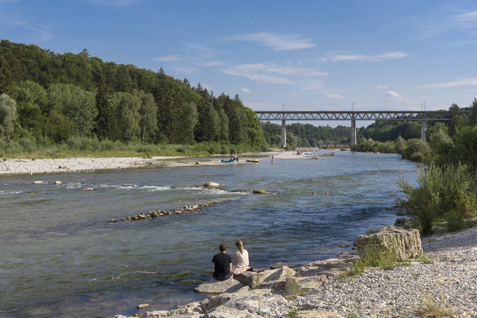 Sommer an der Isar