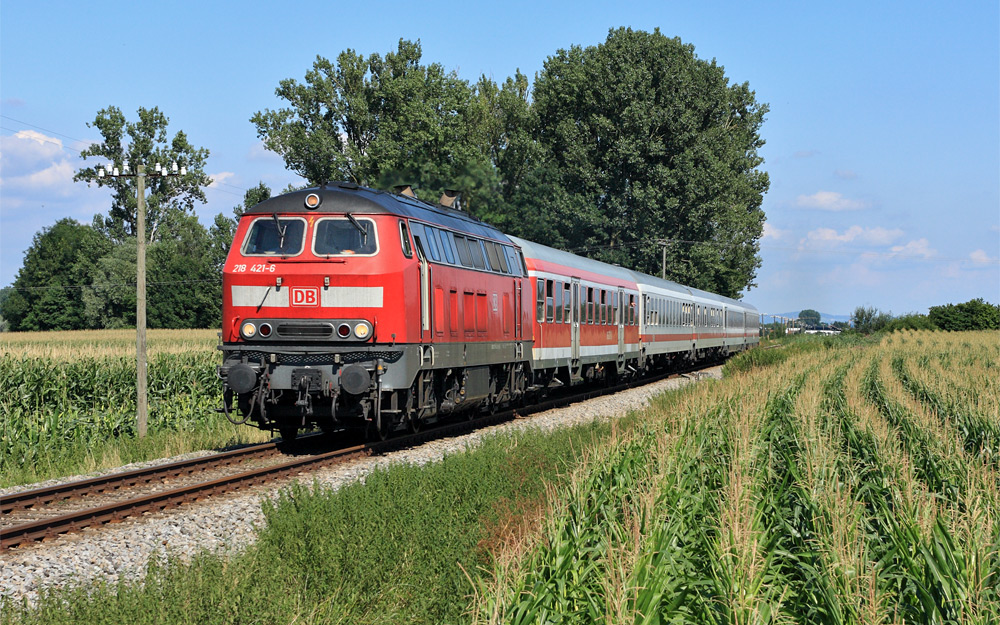 Sommer an der Rottalbahn