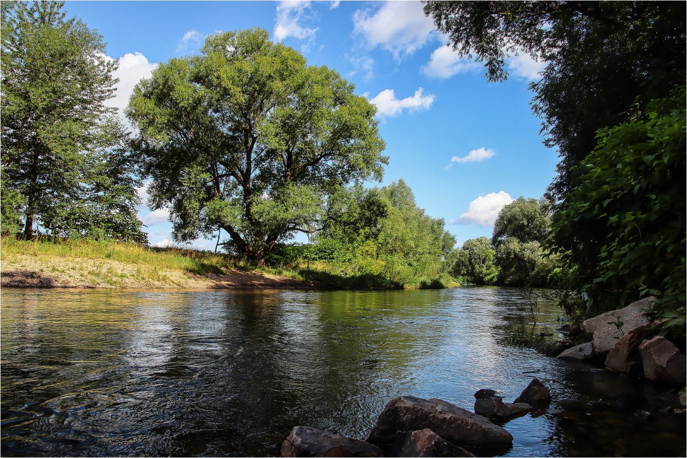 Sommer an der Zwickauer Mulde