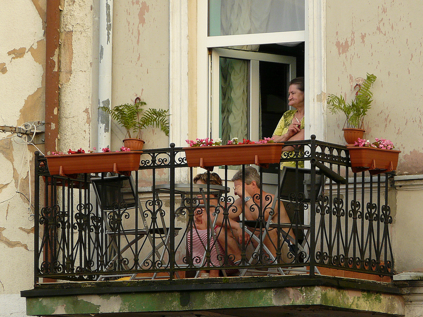 Sommer auf dem Balkon