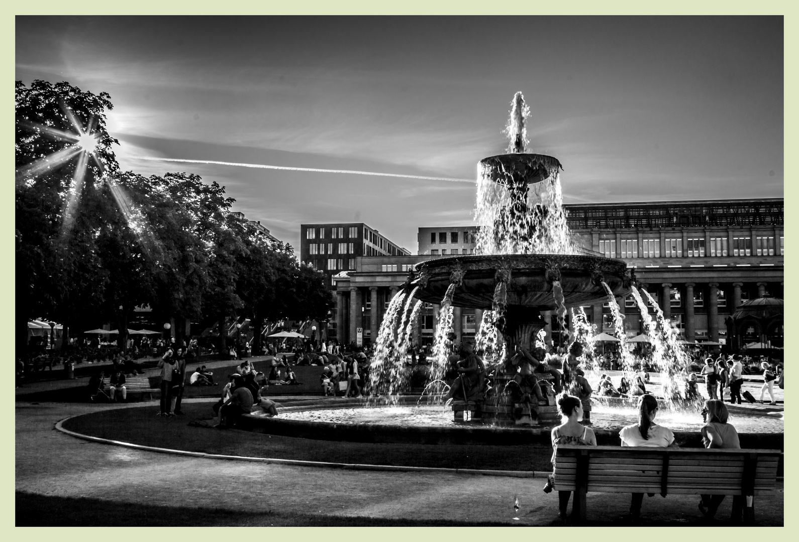 Sommer auf dem Schlossplatz