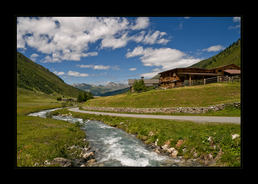 Sommer Bergwelt Idylle