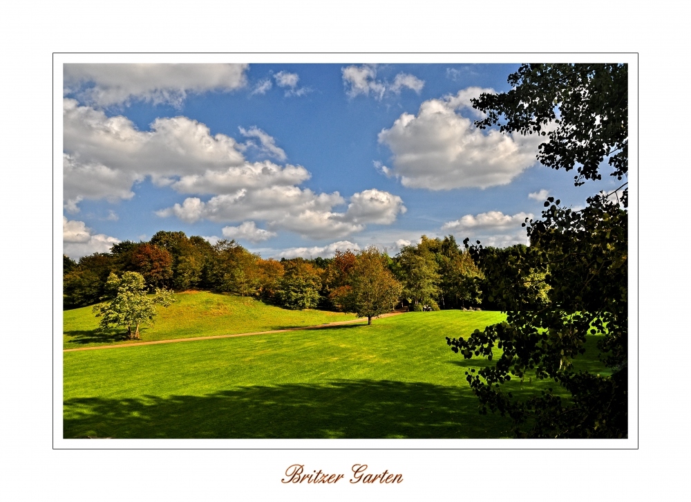 Sommer-Herbst Impressionen im Park.....