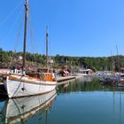 Sommer im Hafen von Valdemarsvik........