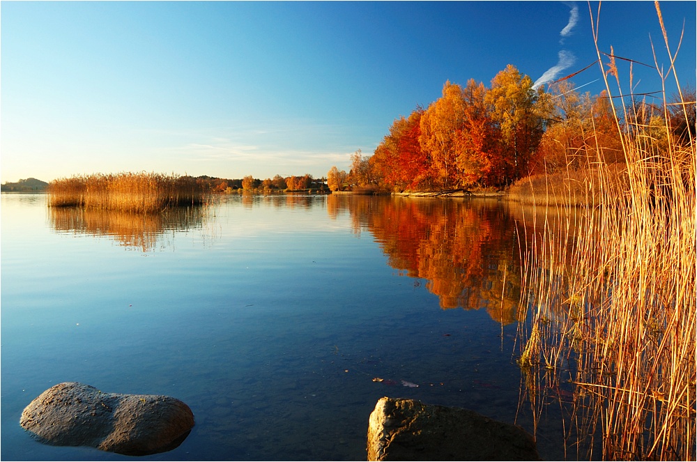 Sommer im Herbst - Seehamer See