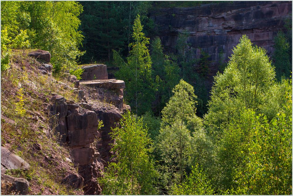 Sommer im Lande - am Uhufelsen...