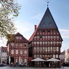 Sommer im Oktober am Marktplatz in Hildesheim