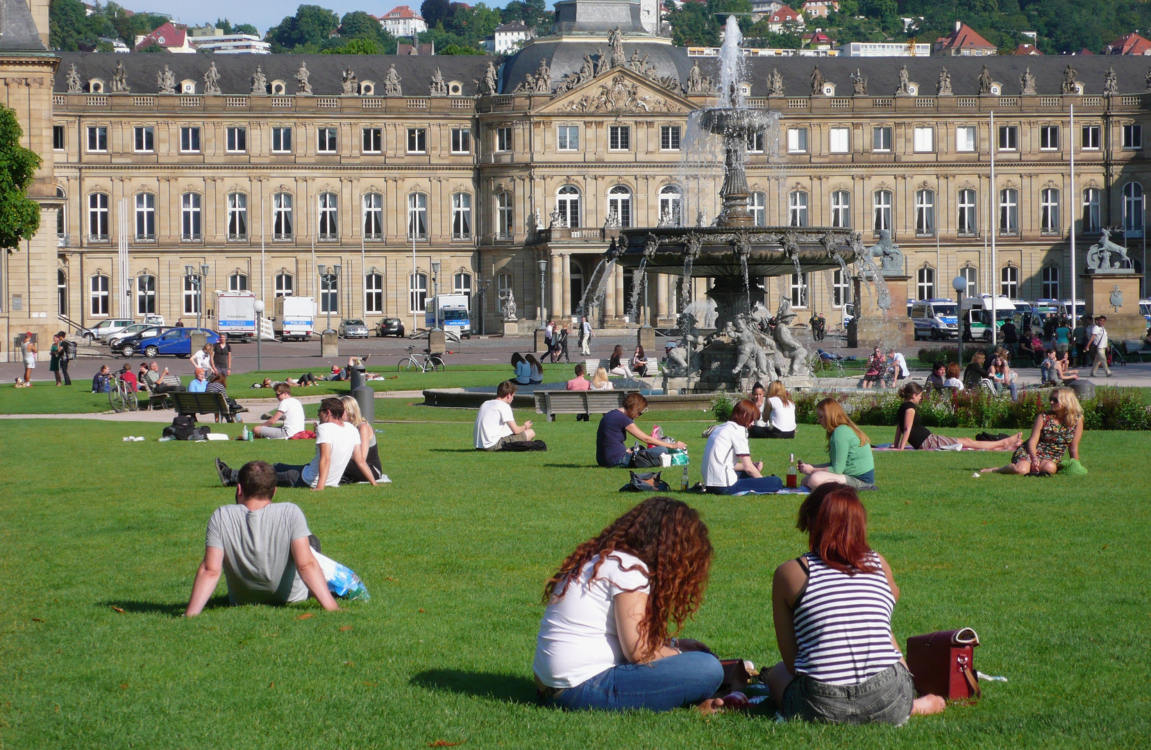 Sommer im Stuttgarter Schlossgarten