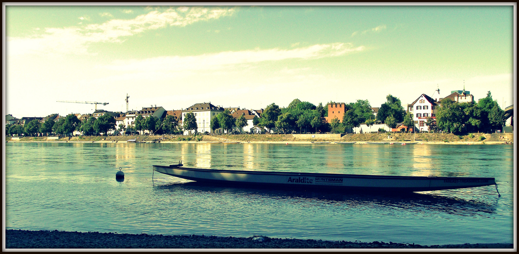 Sommer in Basel am Rhein