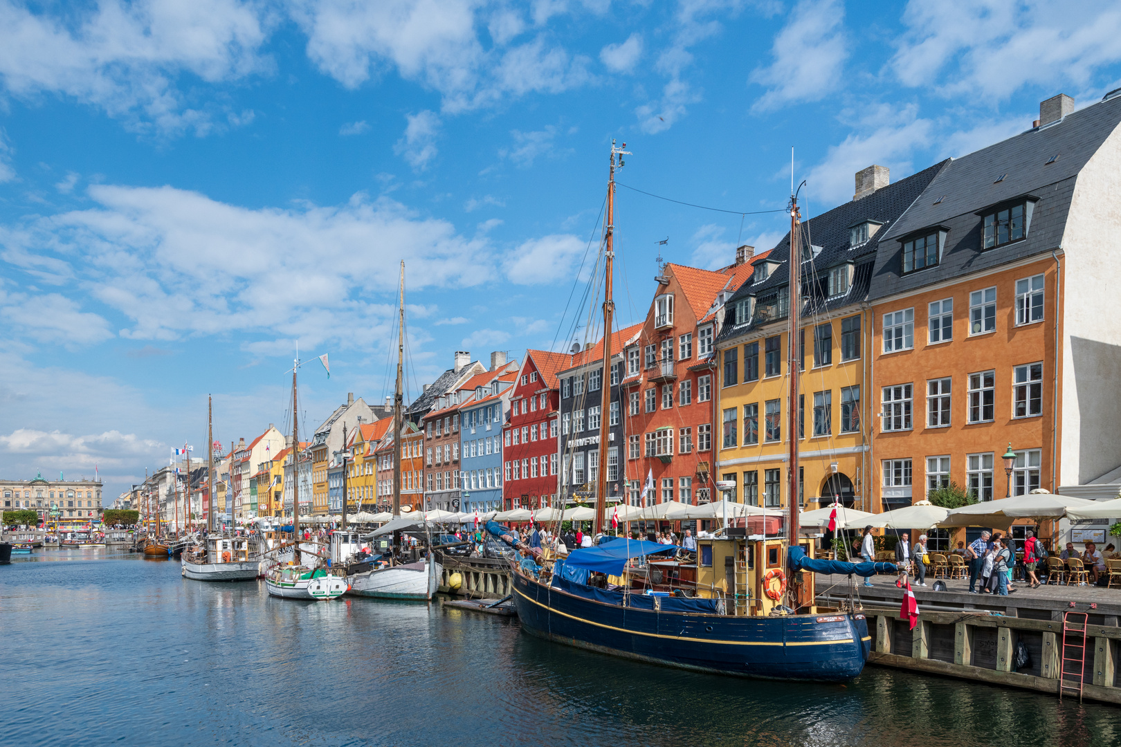 Sommer in Nyhavn in Copenhagen