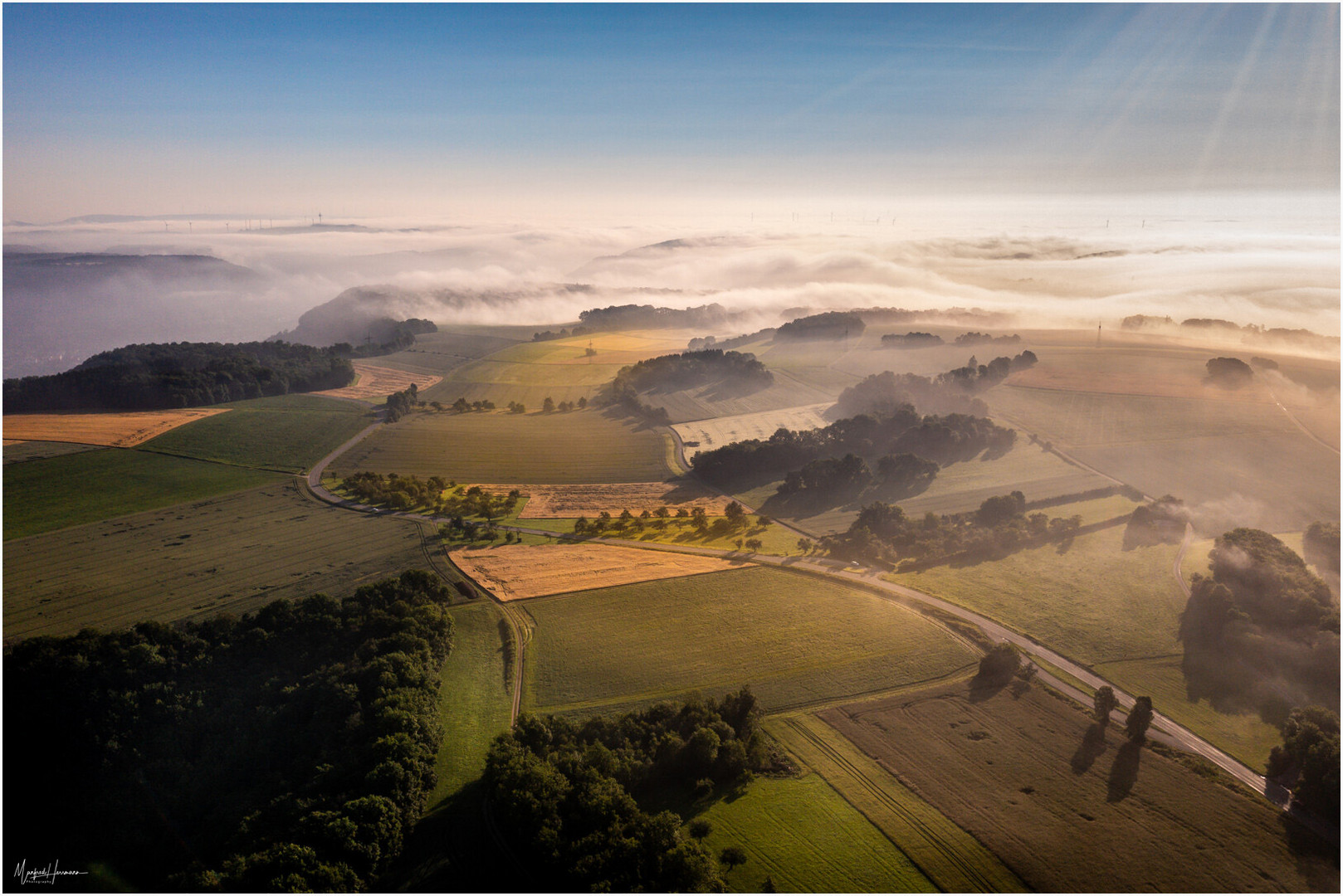 Sommer Nebel am Albtrauf